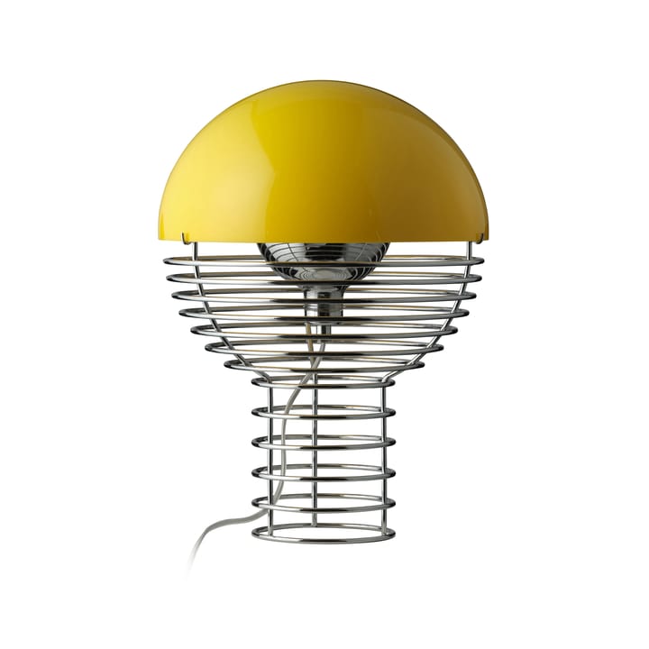 Wire bordslampa Ø30 cm - Chrome-yellow - Verpan