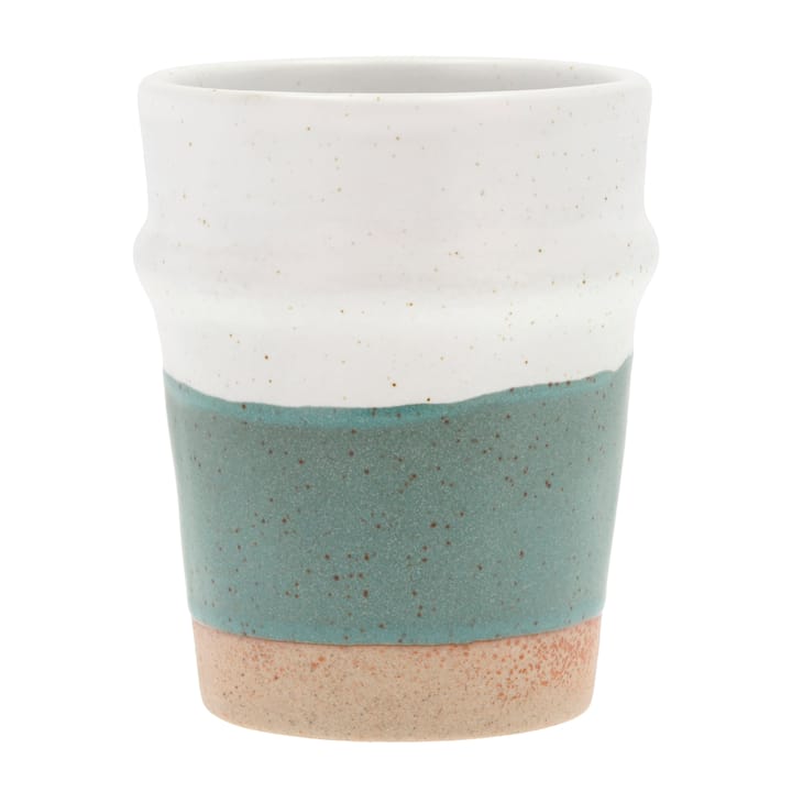 Evig mugg 35 cl - Grön-vit-brun - Villa Collection