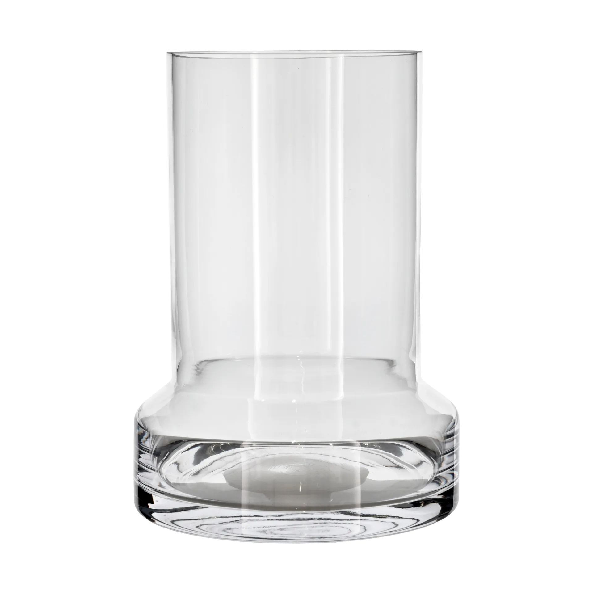 Hvils glasvas Ø21 cm, Clear Villa Collection