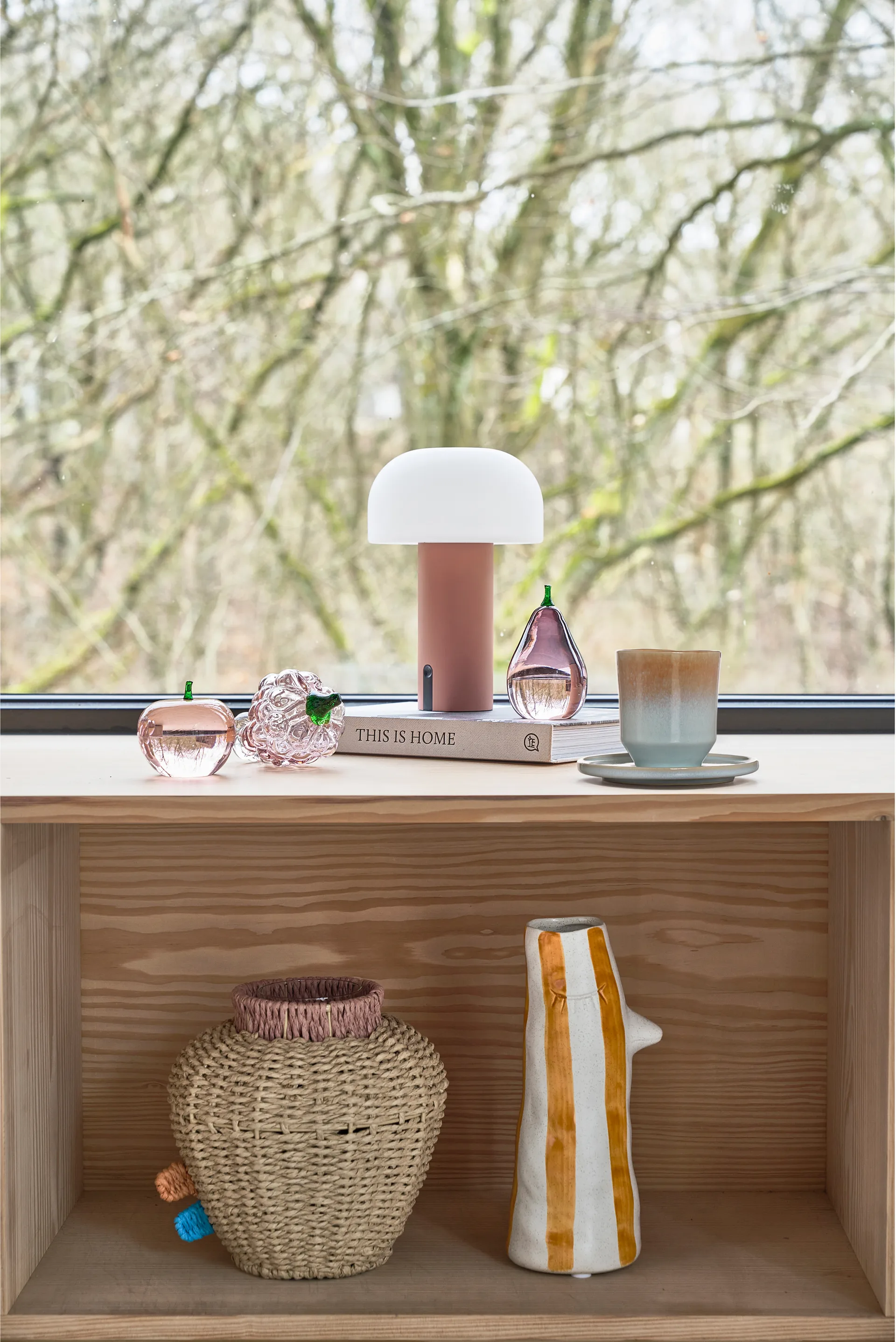 Styles LED-lampa portabel Ø15 cm, Pink Villa Collection