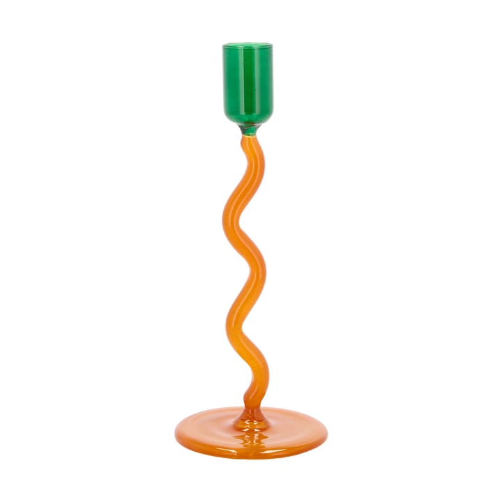 Styles ljusstake 19,6 cm - Green-amber - Villa Collection