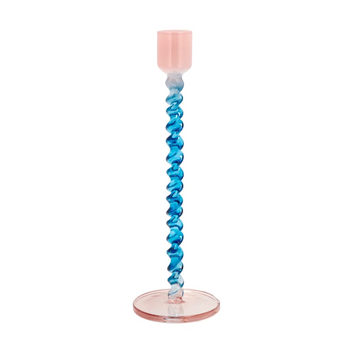 Styles ljusstake 20,3 cm - Blue-pink - Villa Collection