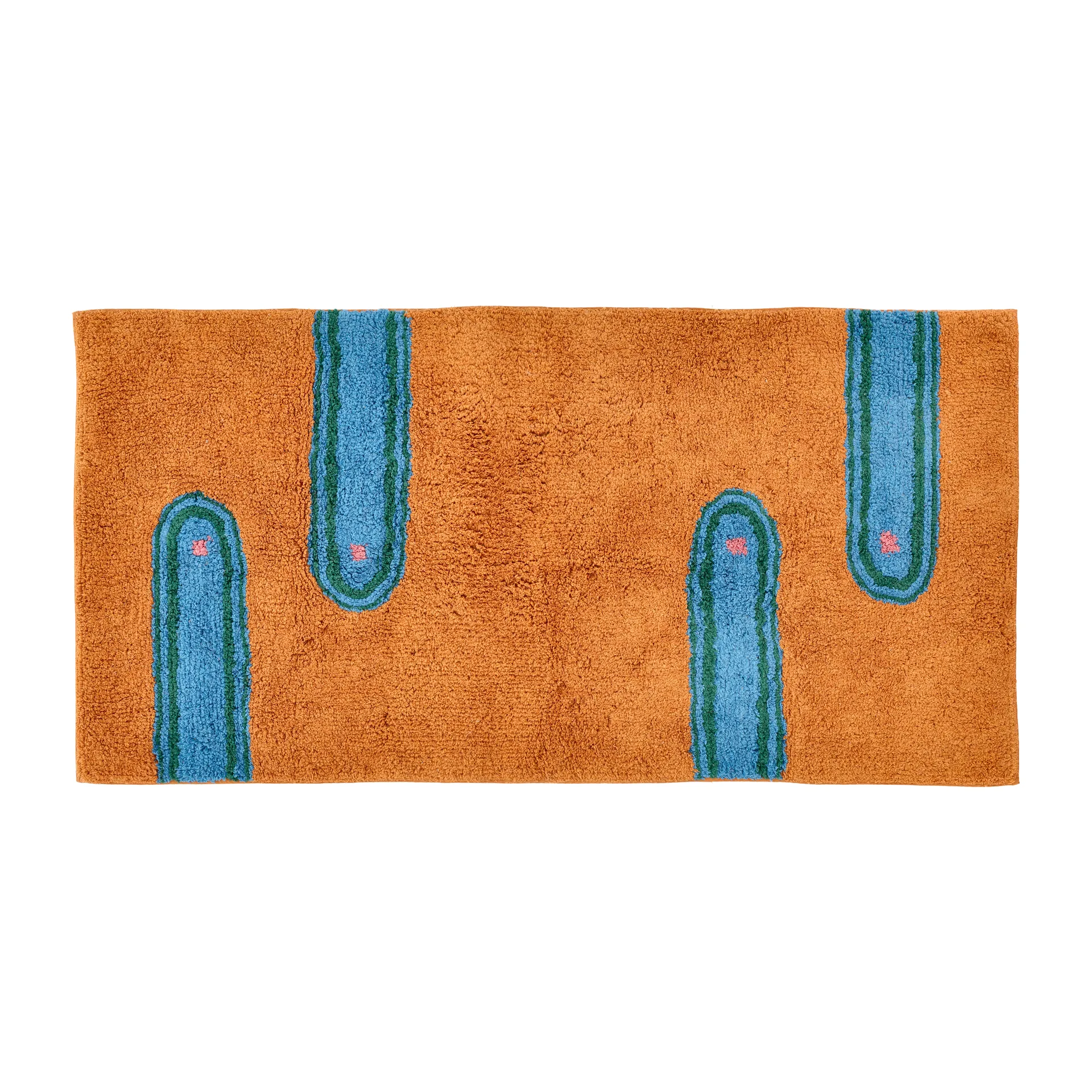 Styles tuftad matta 70x140 cm, Brown Villa Collection