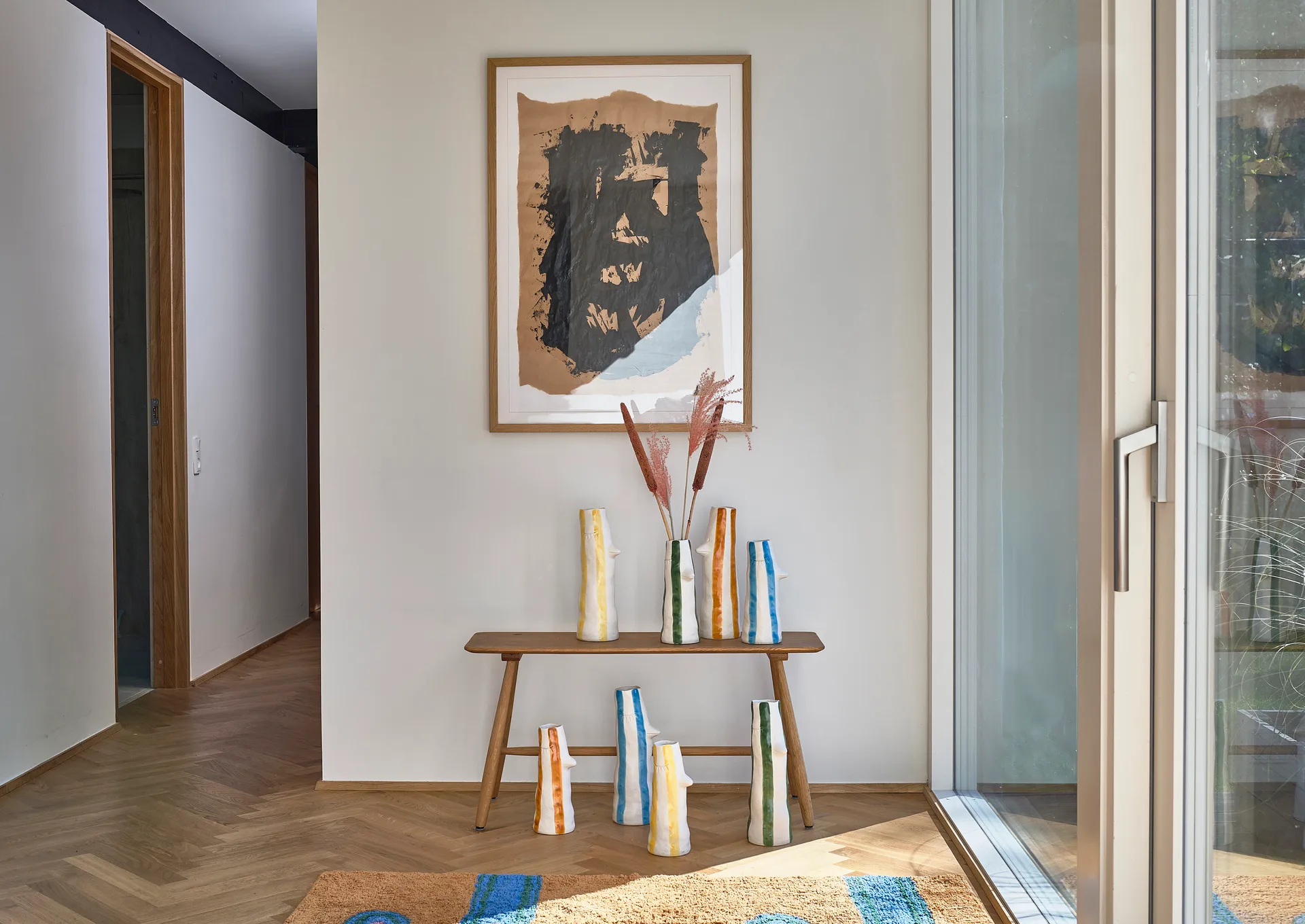 Styles vas med näbb och ögonfransar 26 cm, Blue Villa Collection