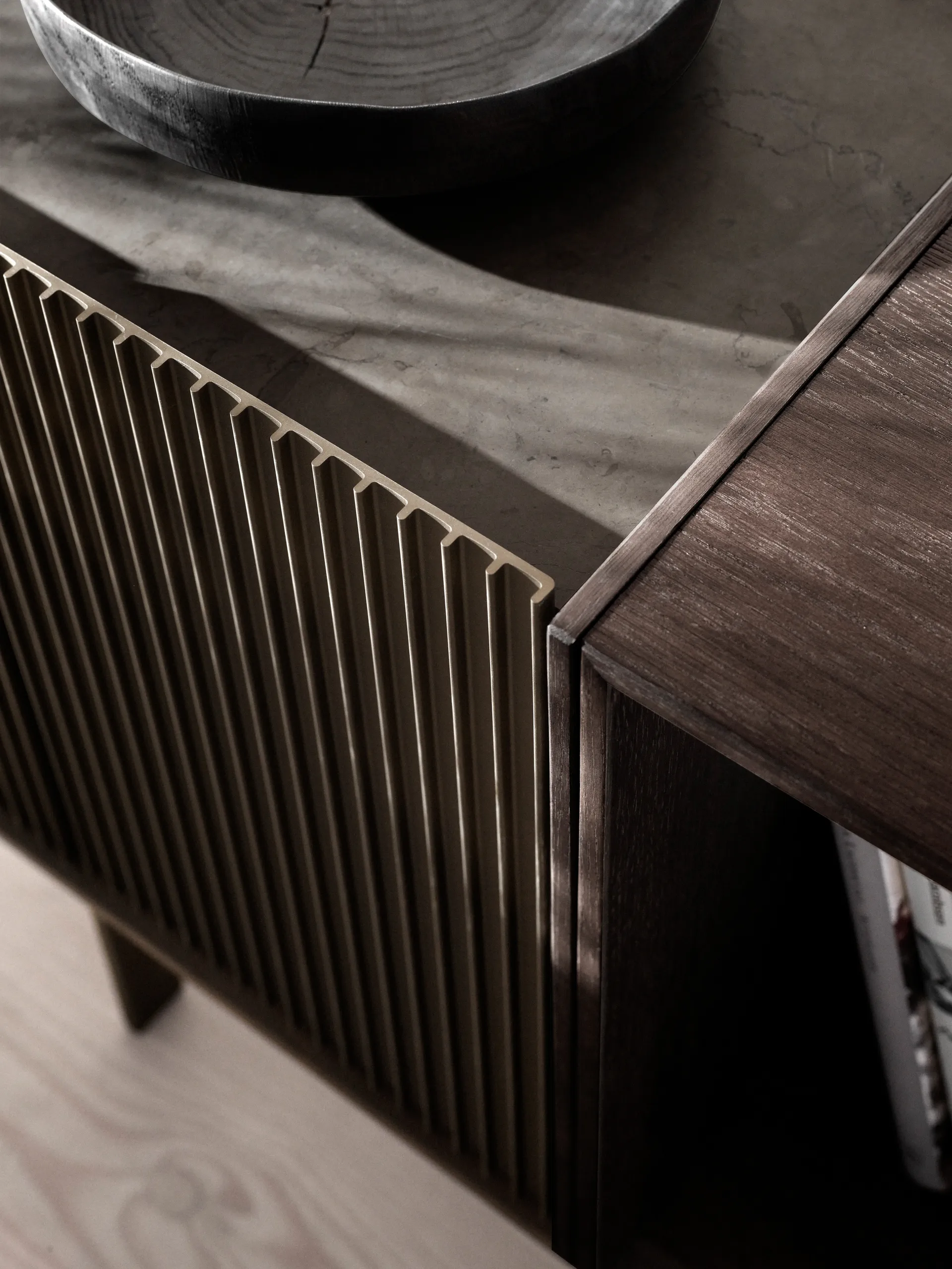 Vipp Cabinet Chimney sideboard 176,8x38x68 cm, Dark oak Vipp