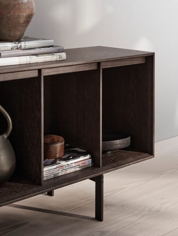 Vipp Cabinet H1 sideboard med ben - Dark oak-marble, doors - Vipp