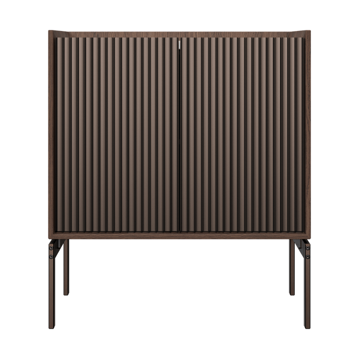 Vipp Cabinet H2 skåp med ben - Dark oak-marble, doors - Vipp