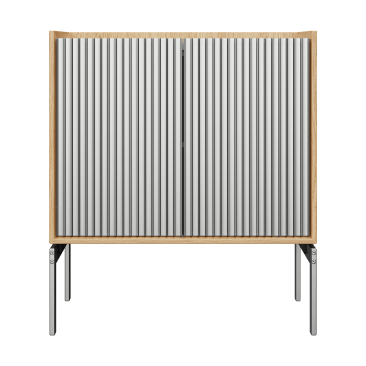 Vipp Cabinet H2 skåp med ben - Light oak-marble, doors - Vipp