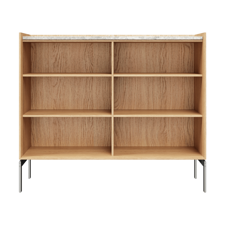 Vipp Cabinet H3 sideboard med ben - Light oak-marble - Vipp