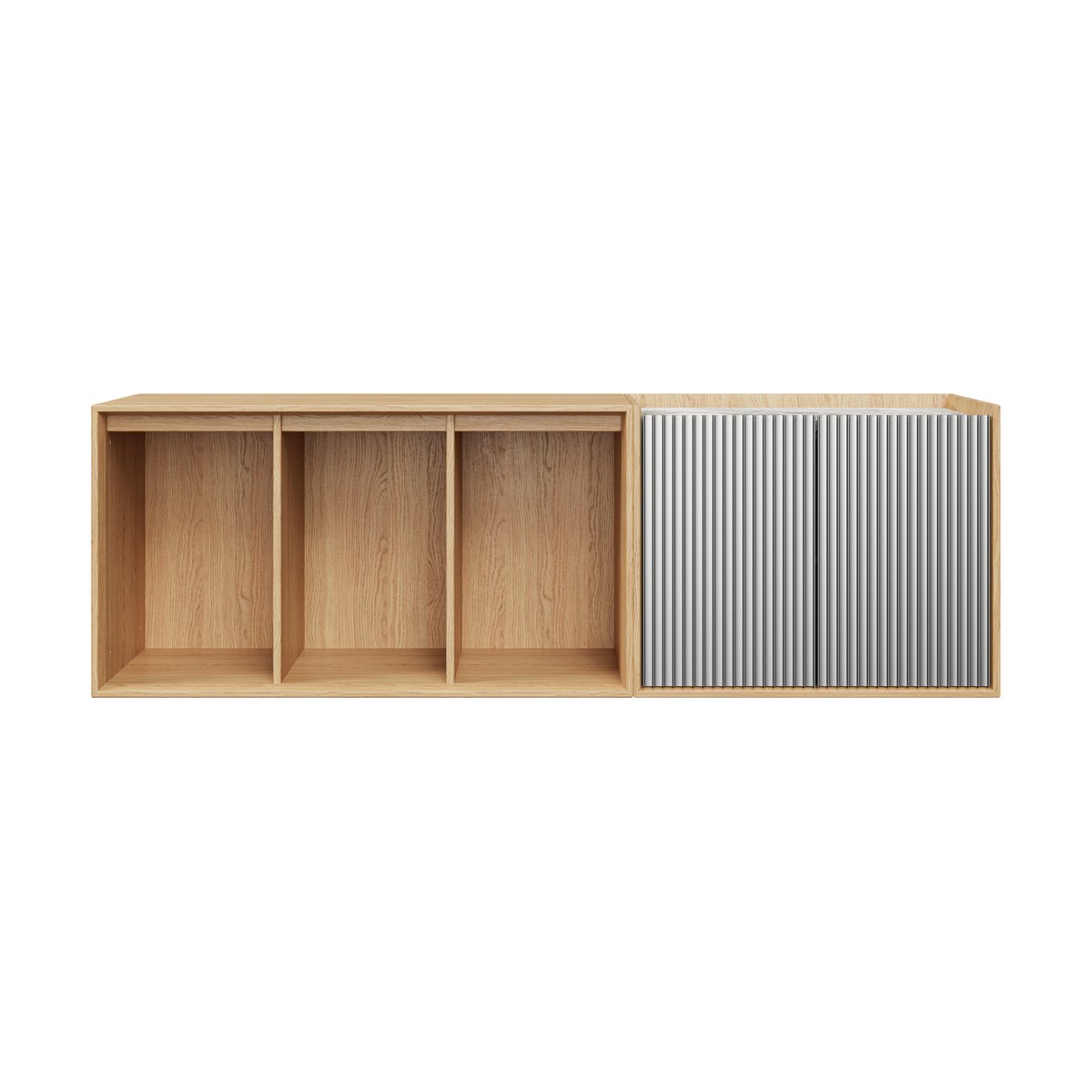 Vipp Cabinet H5 sideboard Light oak-marble, doors | Skandinavisk Design | Sideboards & Skänkar | Brun