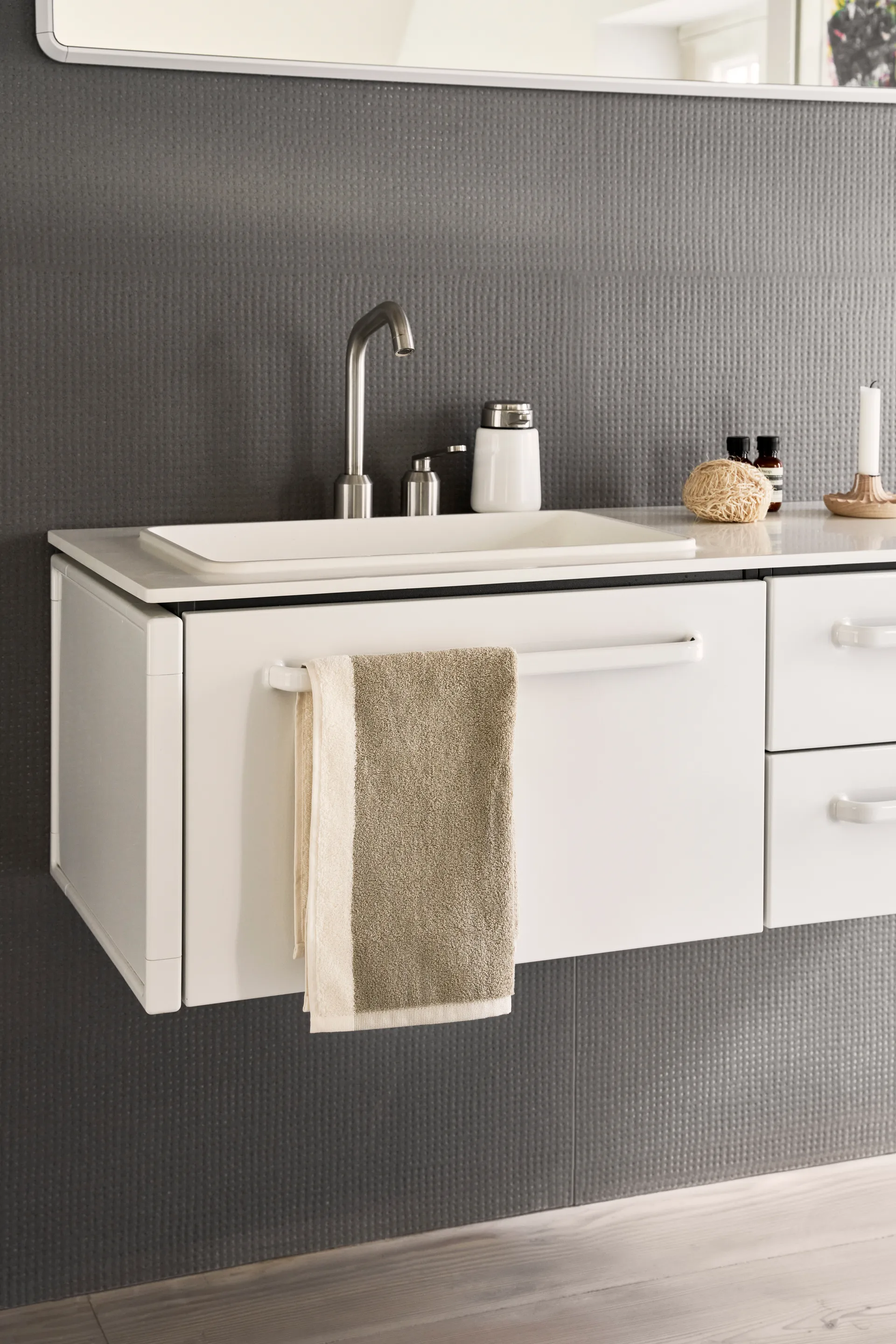 Vipp102 gästhandduk, Khaki, 40x60 cm Vipp