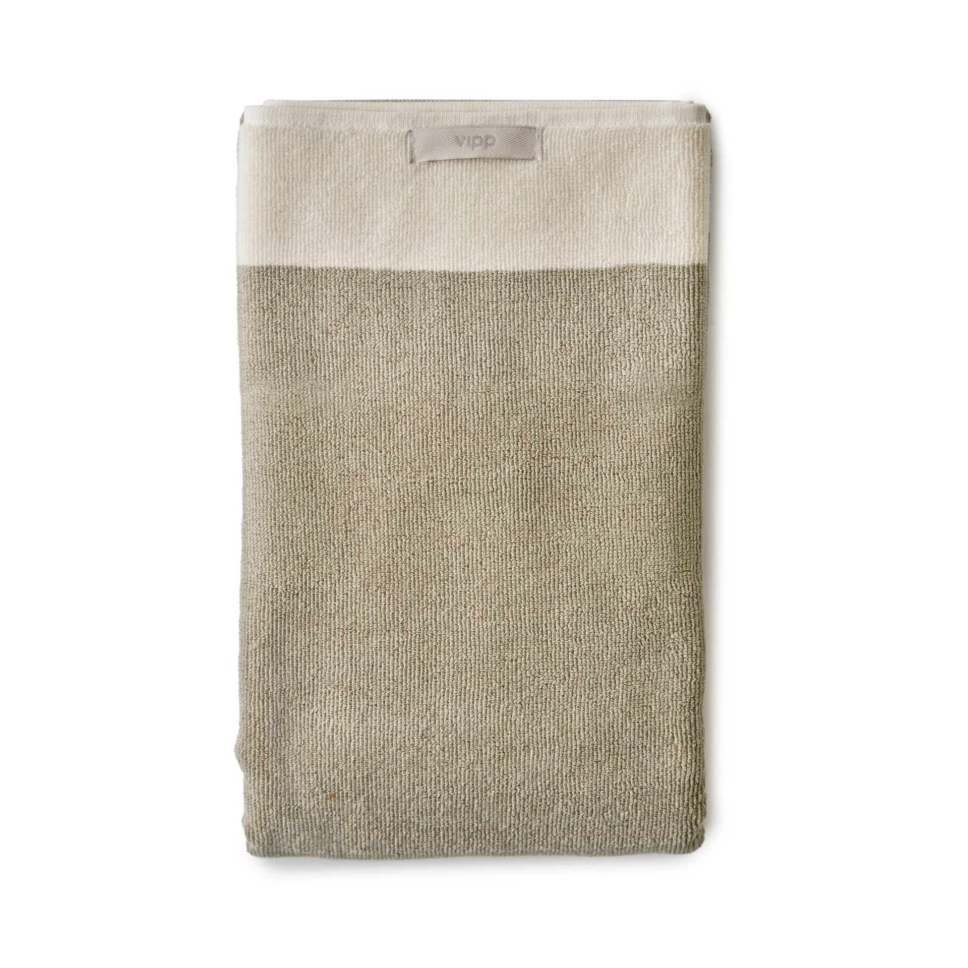 Vipp105 strandhandduk, Khaki, 100x180 cm Vipp