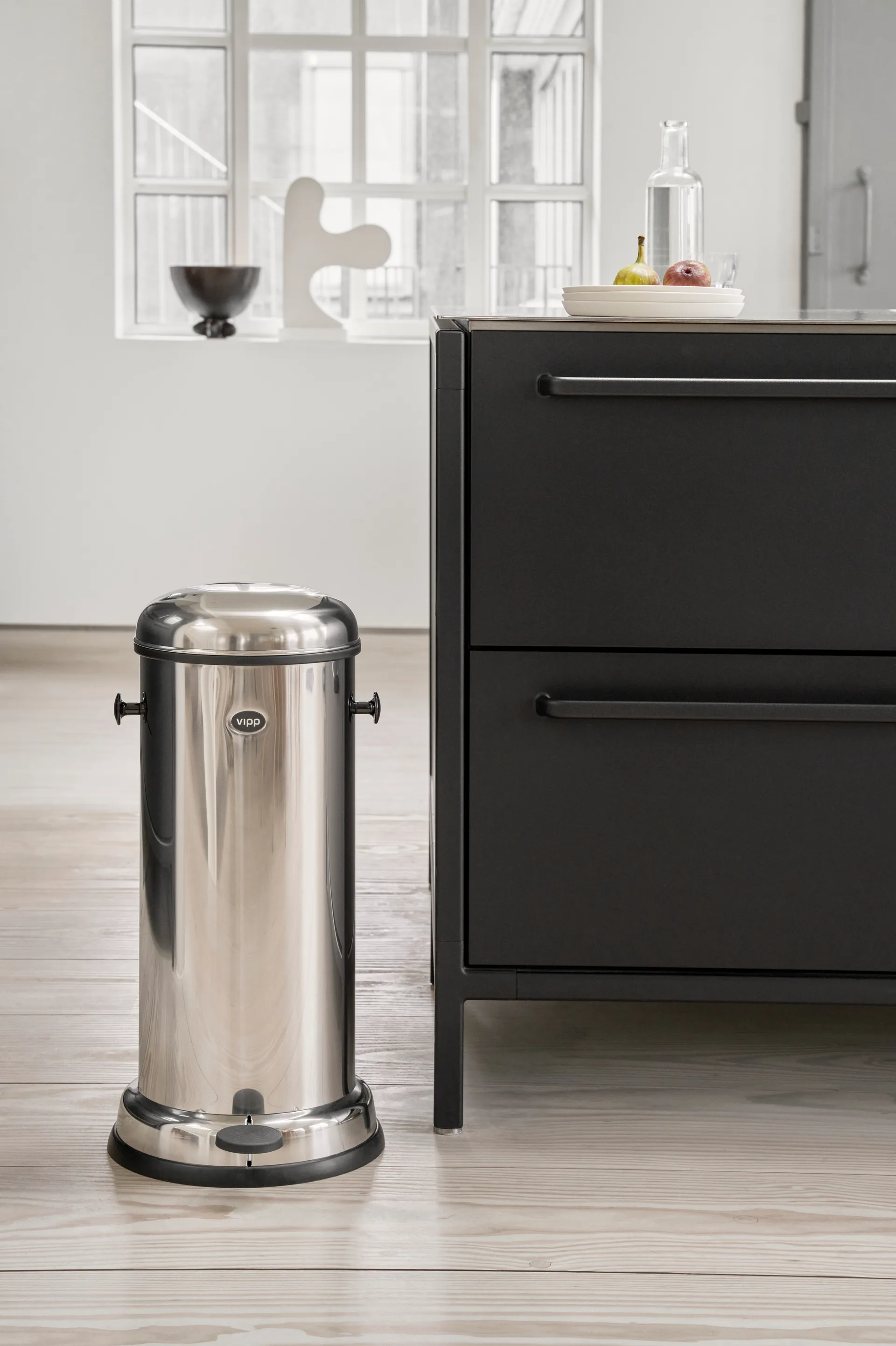 Vipp16 pedalhink 18 l, Stainless steel Vipp