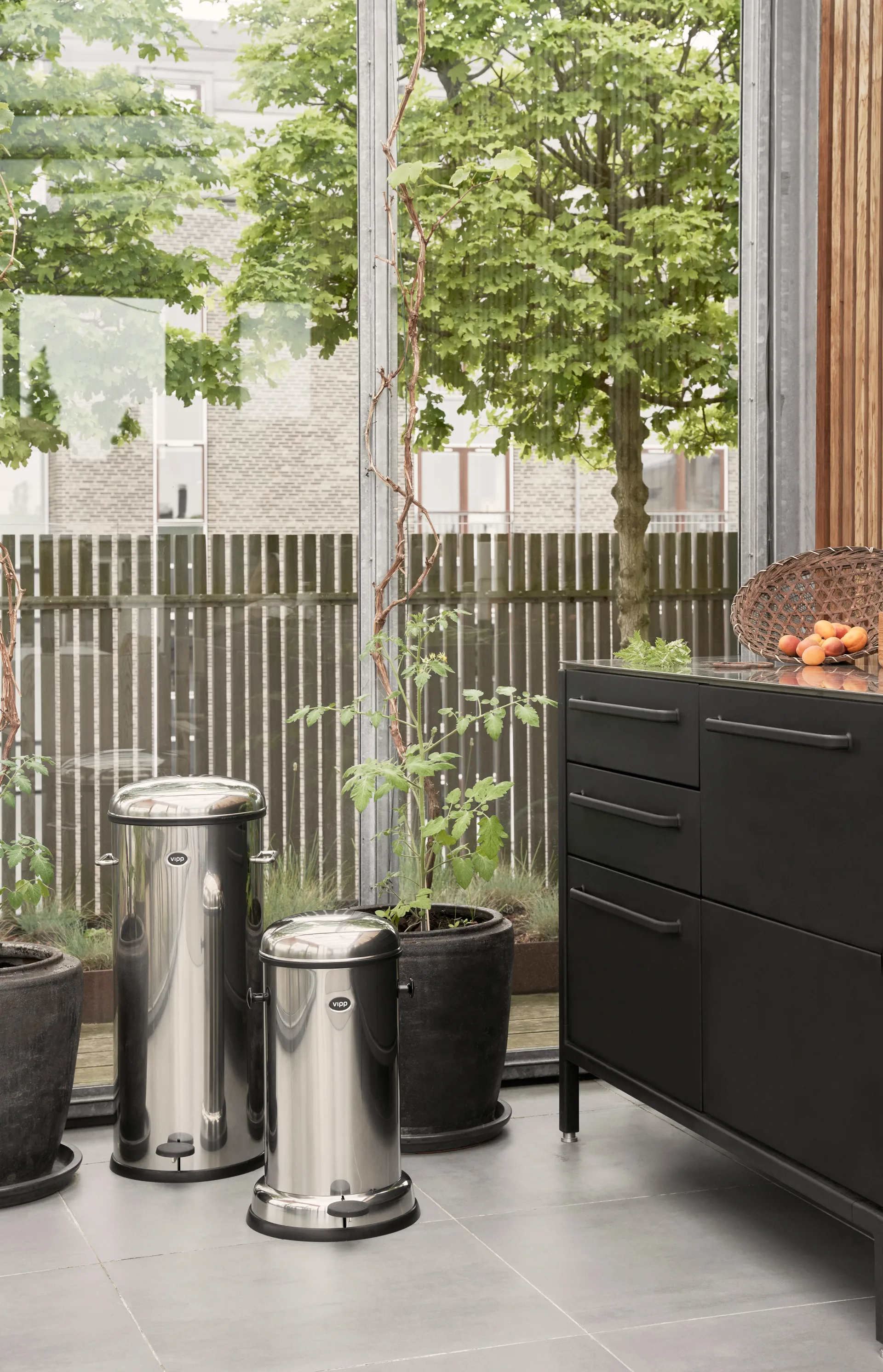 Vipp17 pedalhink 30 l, Stainless steel Vipp