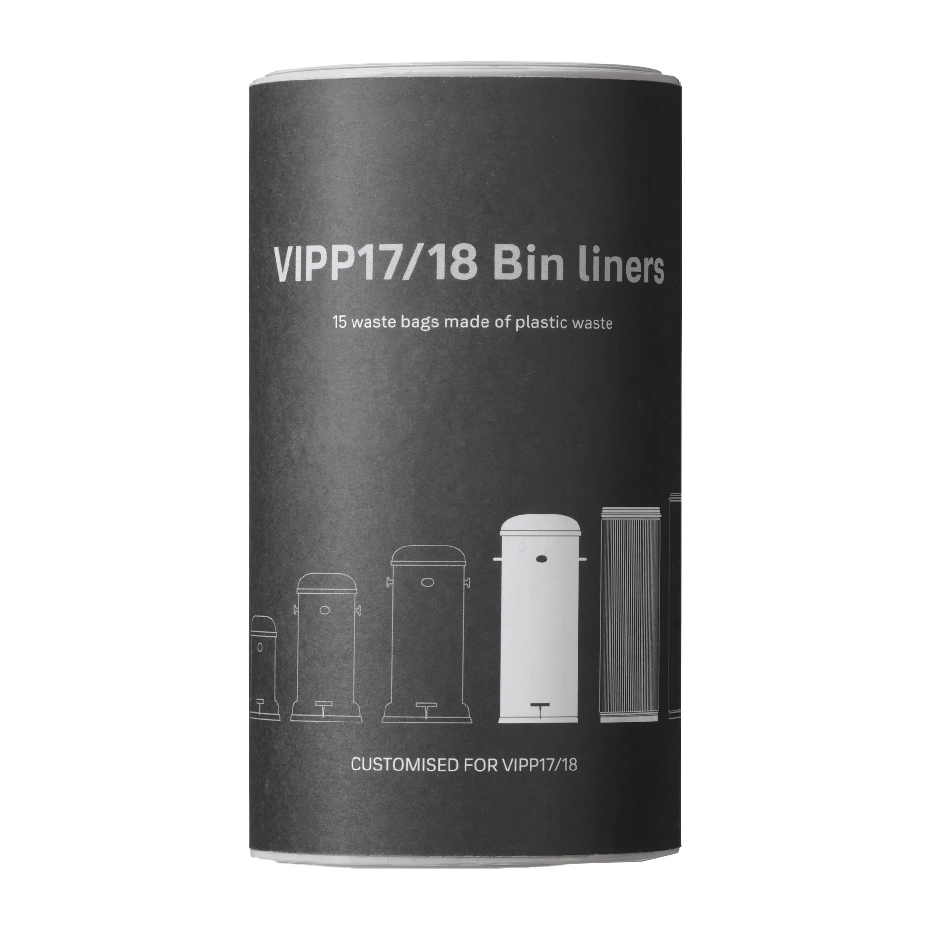 Vipp17/18 avfallspåse 30 l, 15 påsar/förp Vipp