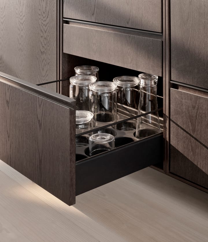 Vipp253 behållare glas 0,9 l, Clear Vipp