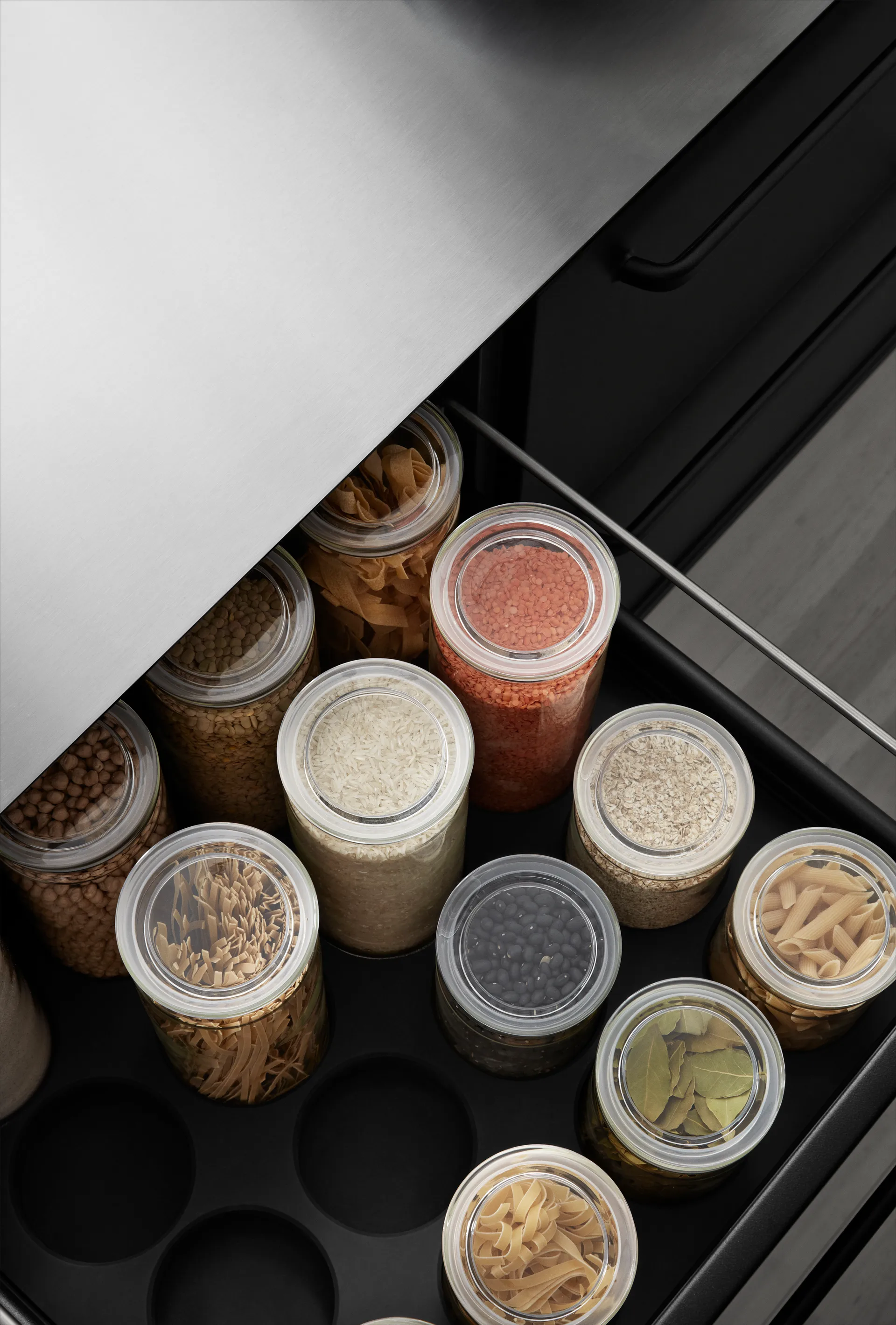 Vipp253 behållare glas 0,9 l, Clear Vipp