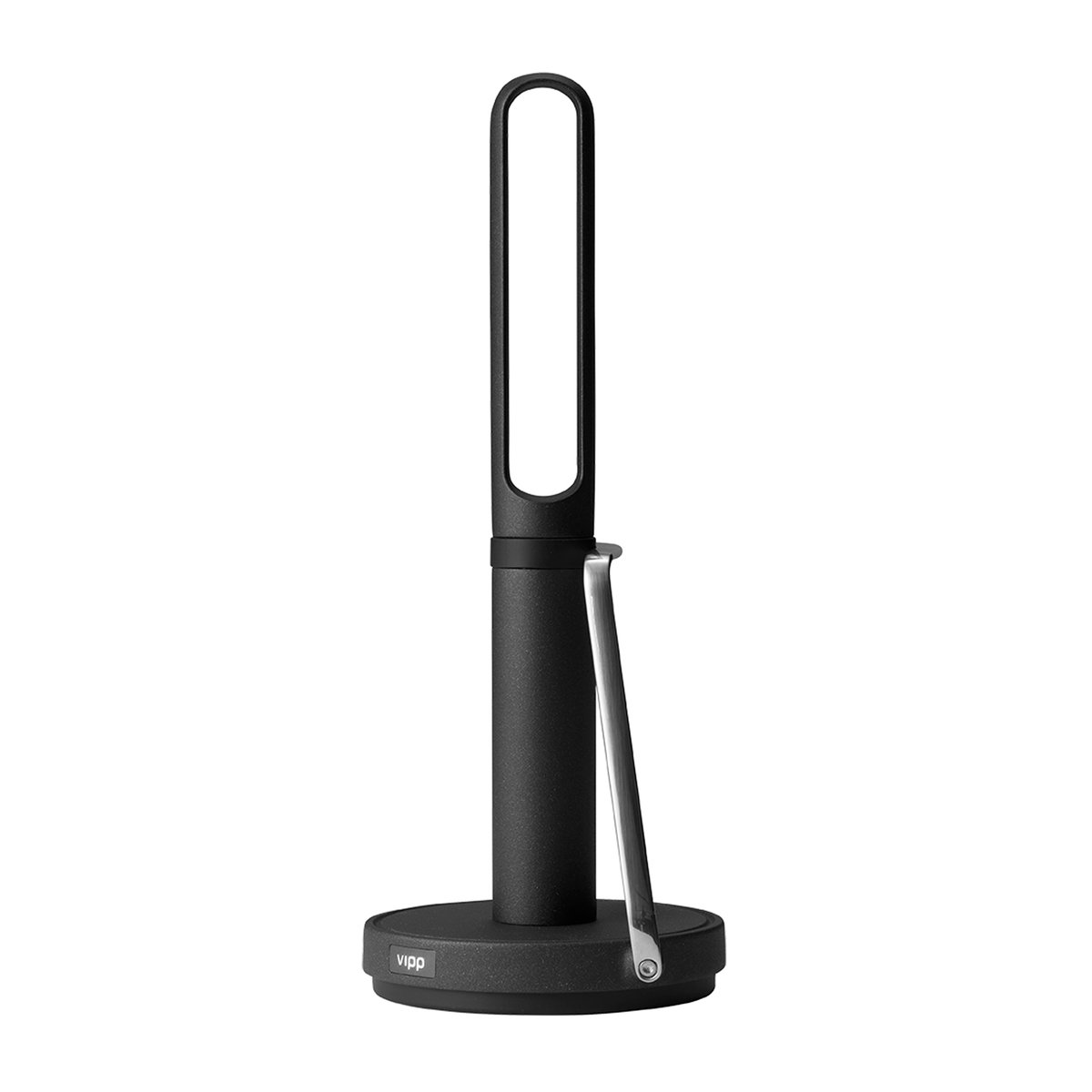Vipp266 köksrullehållare 30 cm Black | Skandinavisk Design | Hushållspappershållare | Svart