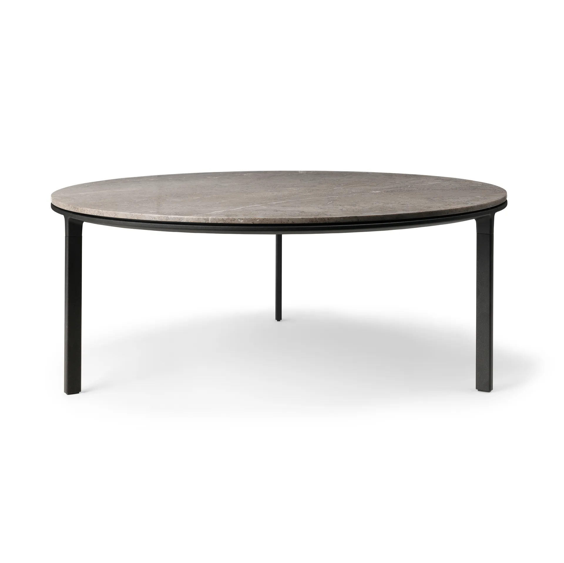 Vipp425 soffbord marmor Ø90x35,5 cm, Grey Vipp