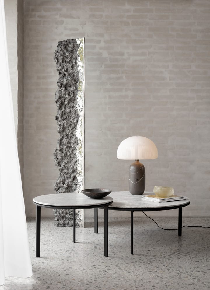 Vipp425 soffbord marmor Ø90x35,5 cm - Sky grey - Vipp