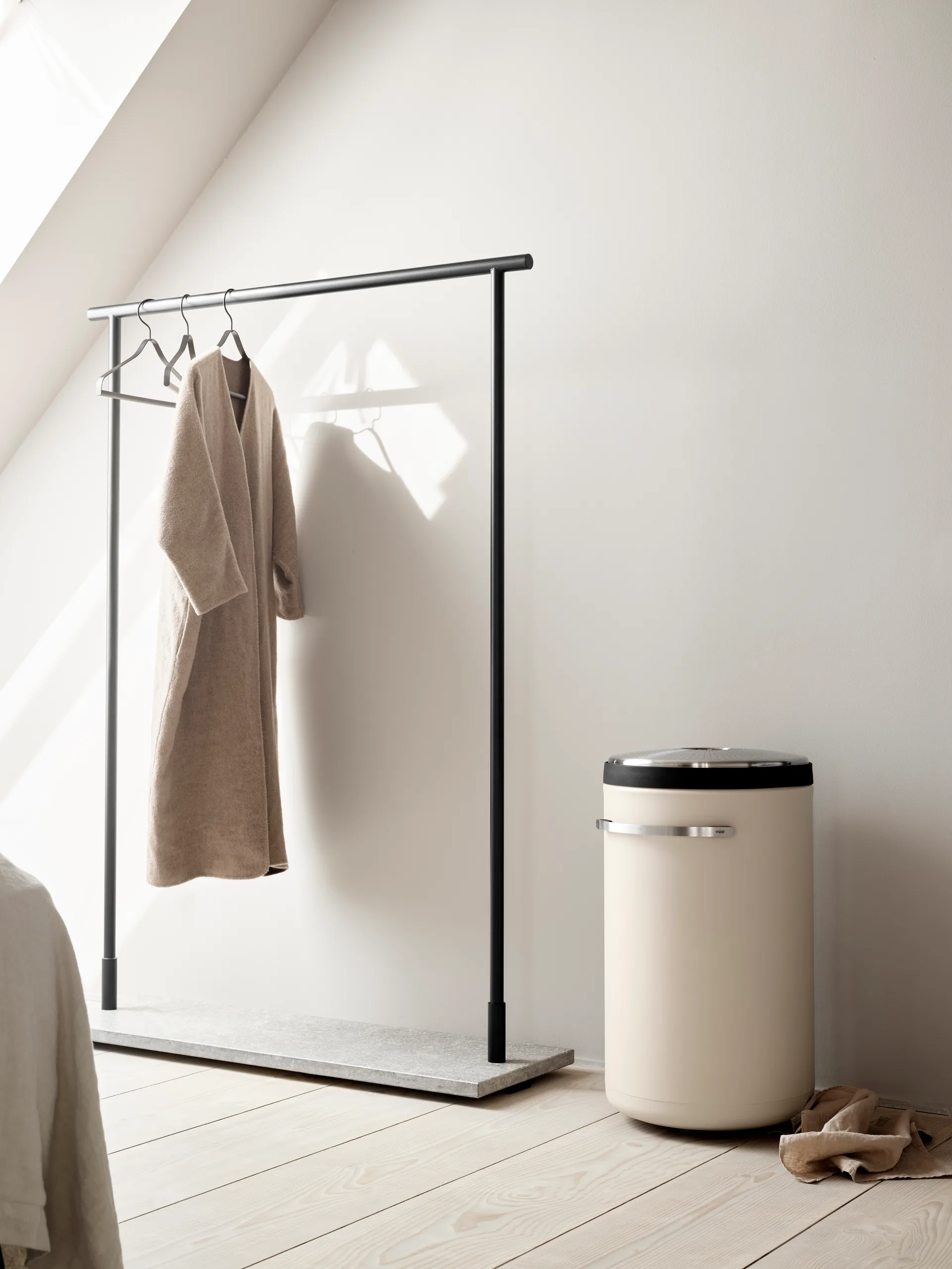Vipp441 tvättkorg Ø39x69 cm, Beige Vipp