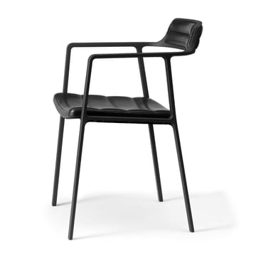 Vipp451 stol - Black aluminium-black leather - Vipp