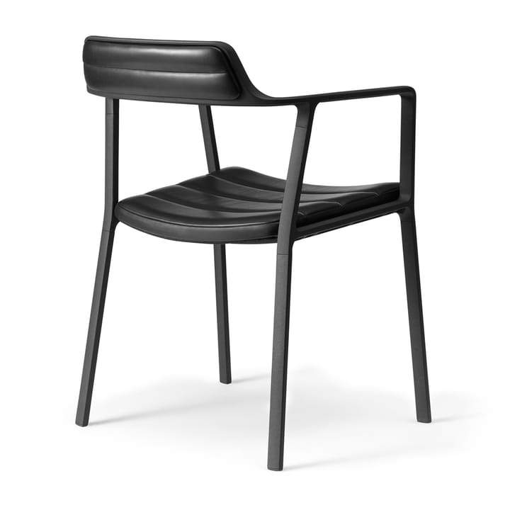 Vipp451 stol - Black aluminium-black leather - Vipp