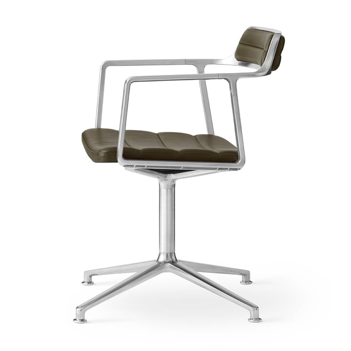 Vipp452 Swivel kontorsstol - Pol. aluminium-bosco green - Vipp