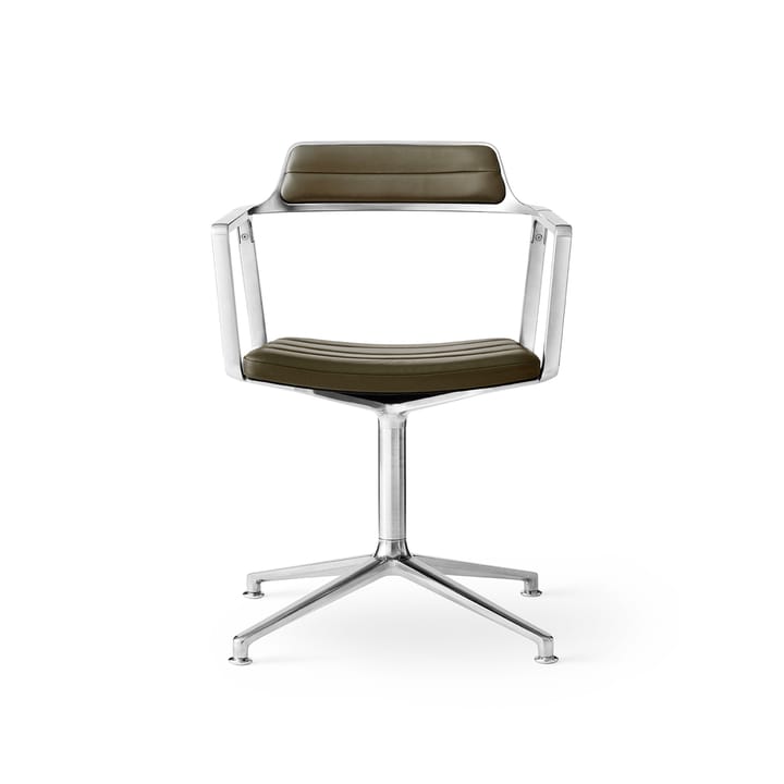 Vipp452 Swivel kontorsstol - Pol. aluminium-bosco green - Vipp