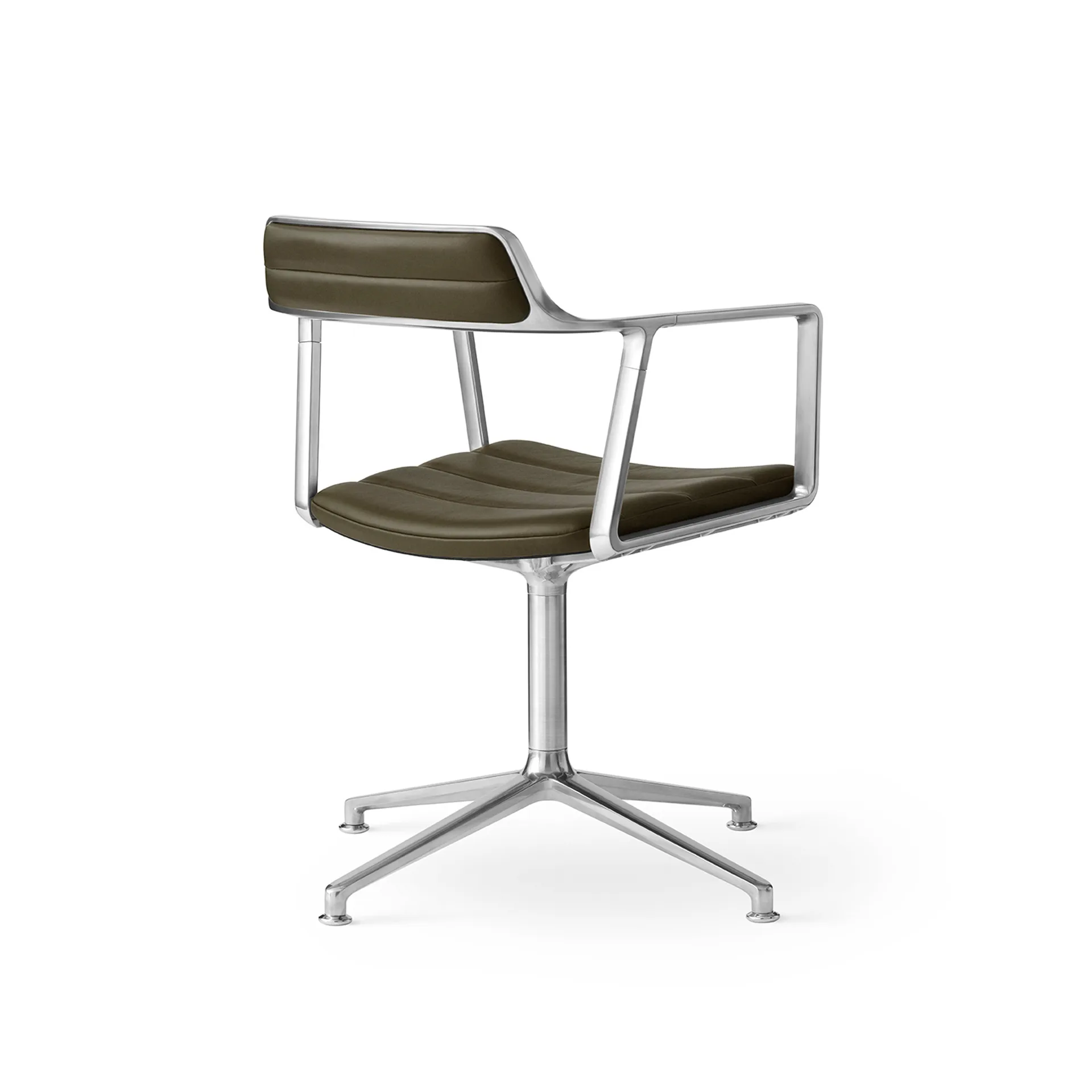 Vipp452 Swivel kontorsstol, Pol. aluminium-bosco green Vipp