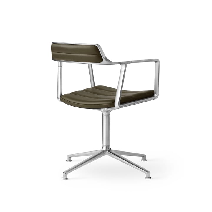 Vipp452 Swivel kontorsstol - Pol. aluminium-bosco green - Vipp
