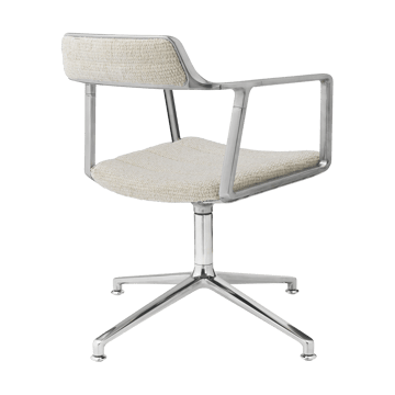 Vipp452 Swivel kontorsstol - Wavy off white-light grey-pol. aluminium - Vipp