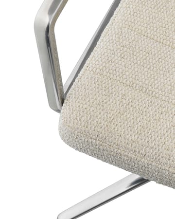 Vipp453 Swivel kontorsstol med hjul - Wavy off white-light grey-pol. aluminium - Vipp