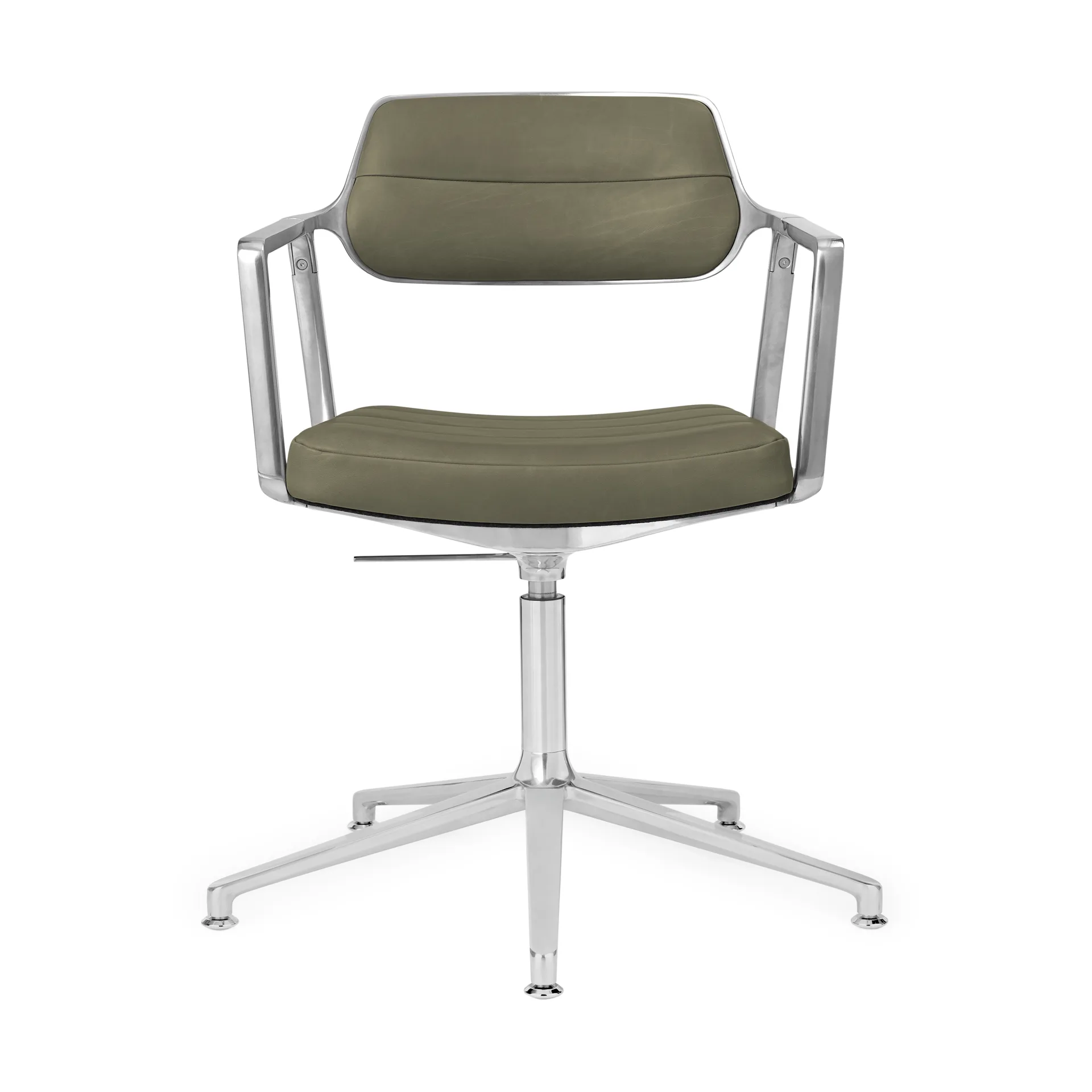 Vipp453+ Swivel kontorsstol, Pol. aluminium-bosco green Vipp