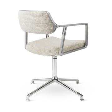 Vipp453 Swivel kontorsstol - Wavy off white-light grey-pol. aluminium - Vipp
