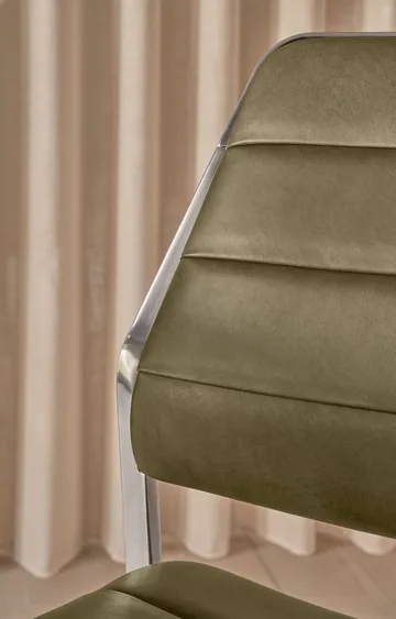 Vipp454 Swivel chair kontorsstol - Bosco leather green-polished aluminium - Vipp