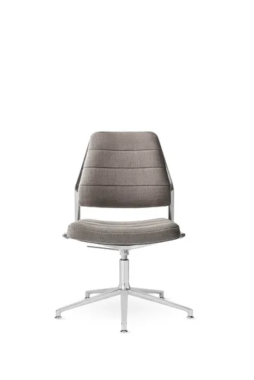 Vipp454+ Swivel chair kontorsstol - Tenzo-polished aluminium - Vipp
