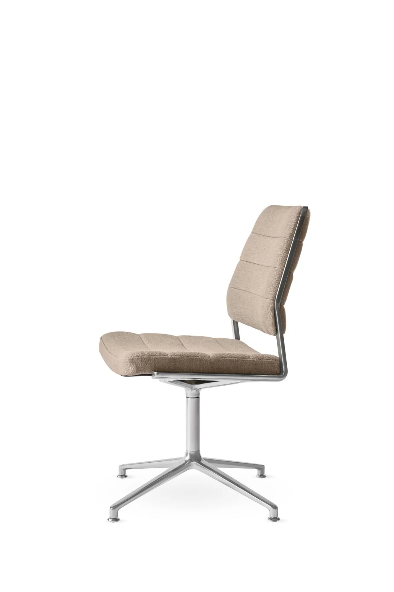 Vipp454 Swivel chair kontorsstol, Tide dark sand-polished aluminium Vipp