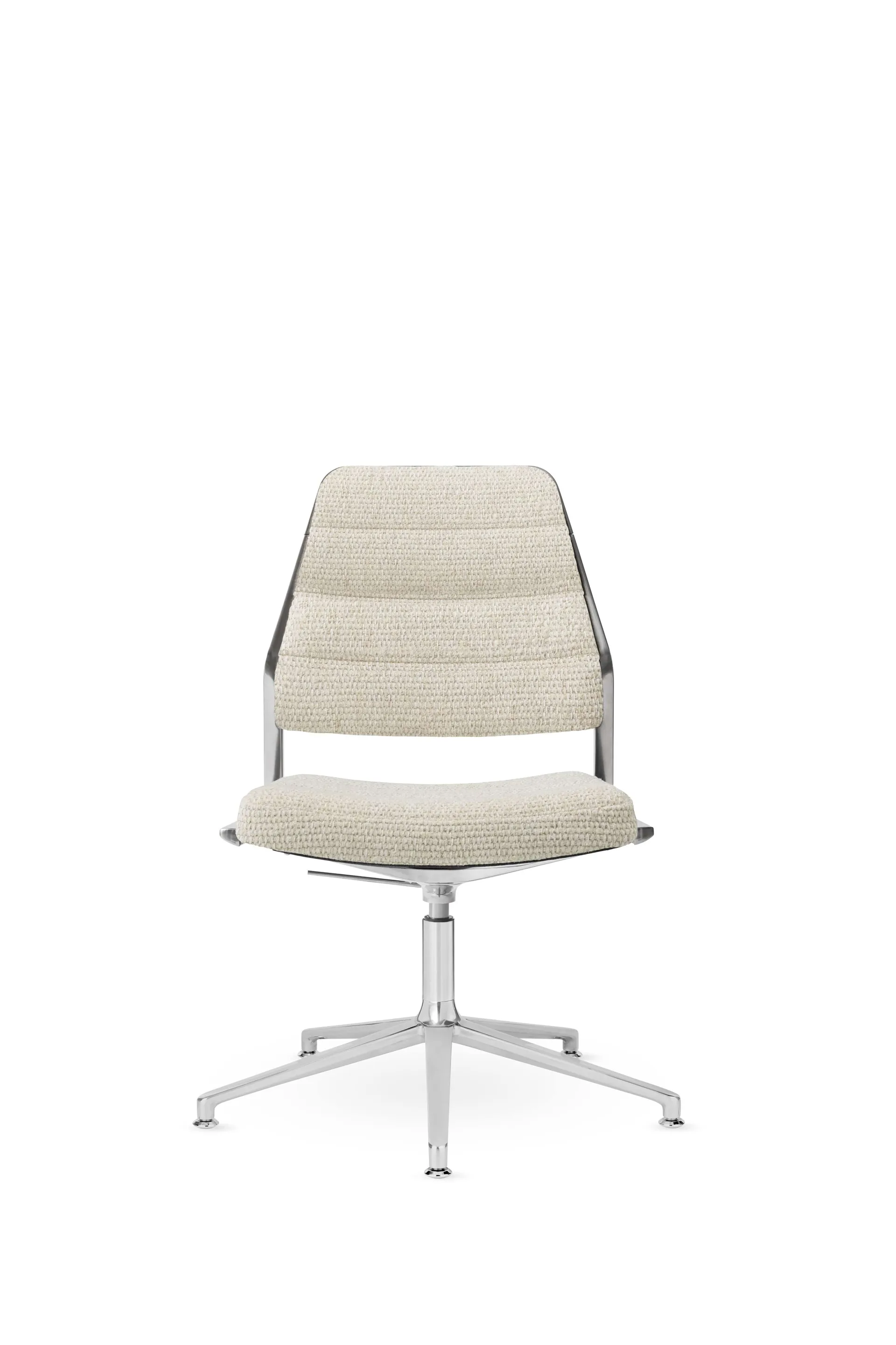 Vipp454+ Swivel chair kontorsstol, Wavy-polished aluminium Vipp