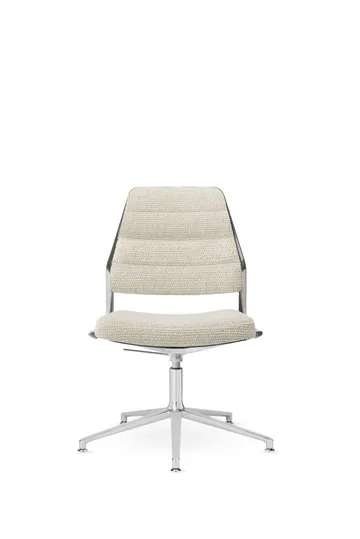 Vipp454+ Swivel chair kontorsstol - Wavy-polished aluminium - Vipp