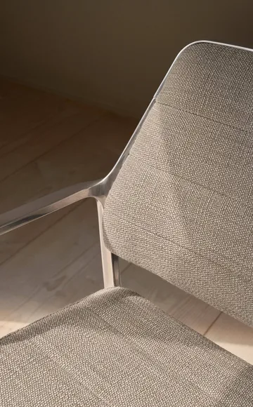 Vipp455 Swivel chair kontorsstol - Tide dark sand-polished aluminium - Vipp