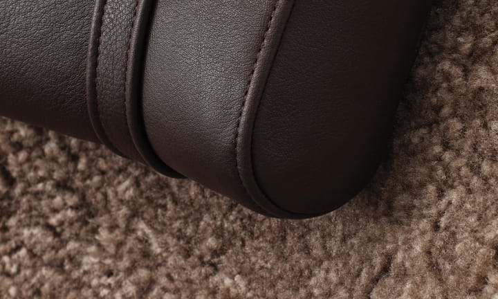 Vipp468 nackkudde för Lodge loungefåtölj, Dark leather Vipp