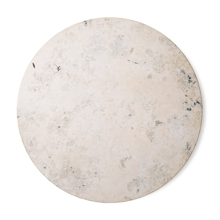 Vipp494 Cabin matbord Ø130 cm, Light Jura marble-light oak Vipp