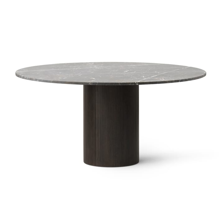 Vipp495 Cabin matbord Ø150 cm - Grey marble-dark oak - Vipp