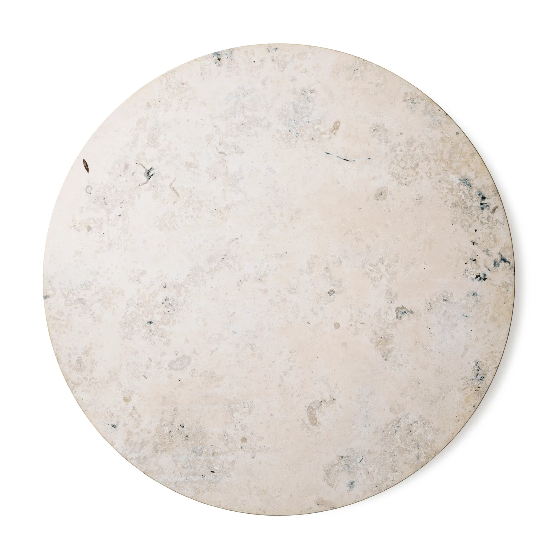 Vipp495 Cabin matbord Ø150 cm, Light Jura marble-dark oak Vipp