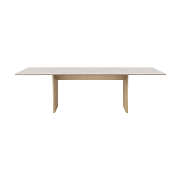 Vipp496 Cabin square bord - Jura Grau Blau-light oak, 250x100x74 cm - Vipp