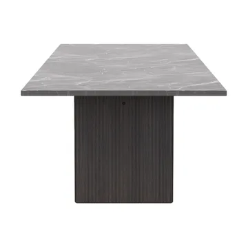 Vipp496 Cabin square bord - Pietra Grey-dark oak, 250x100x74 cm - Vipp