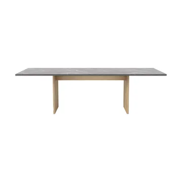 Vipp496 Cabin square bord - Pietra Grey-light oak, 250x100x74 cm - Vipp