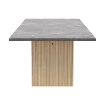 Vipp496 Cabin square bord - Pietra Grey-light oak, 250x100x74 cm - Vipp