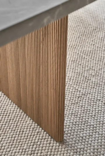 Vipp496 Cabin square bord - Pietra Grey-light oak, 250x100x74 cm - Vipp